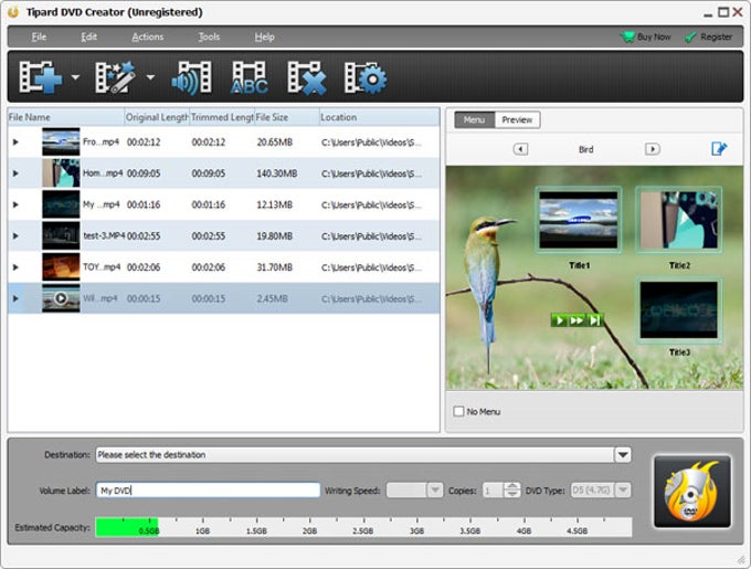 free Tipard DVD Creator 5.2.82 for iphone download