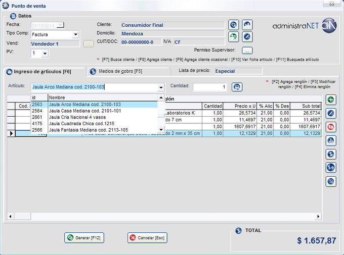 administraNET Gestión Free administraNET Gestión Free