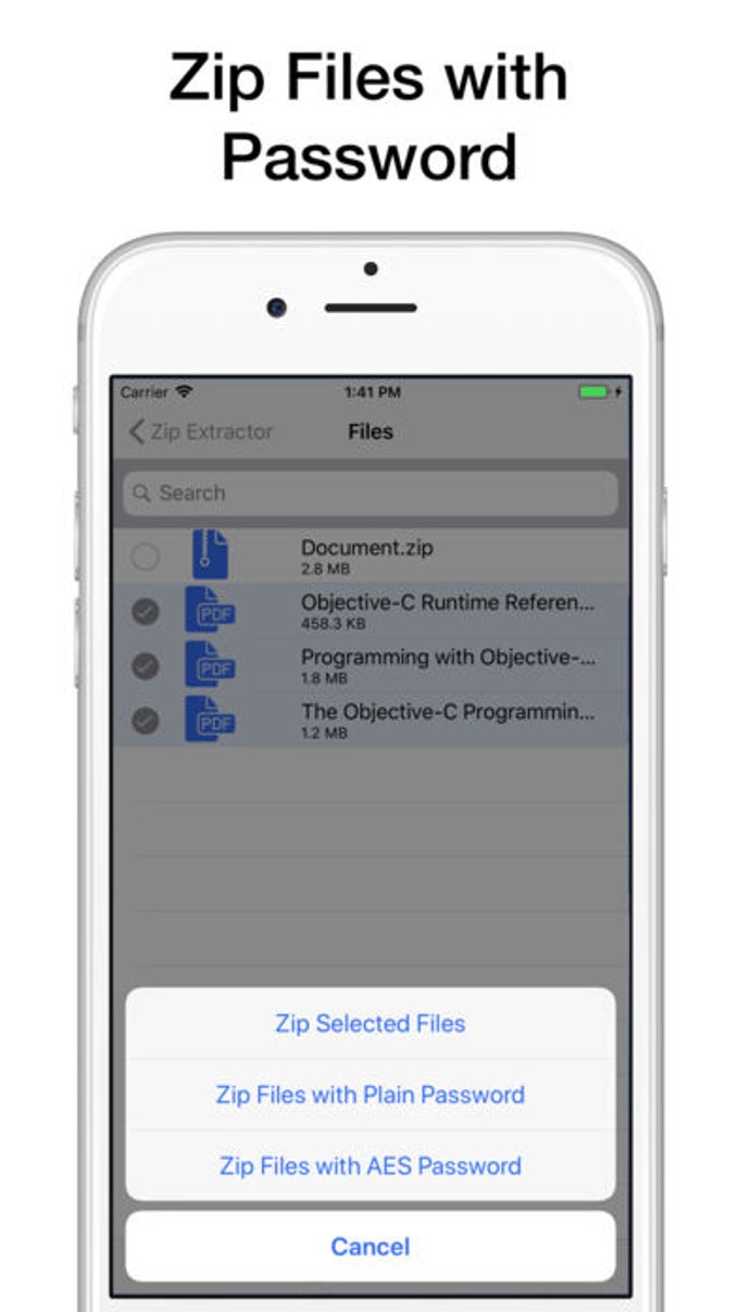 Zip RAR File Extractor для iPhone — Скачать