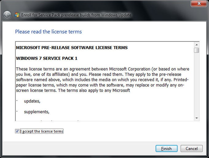 Windows 7 Service Pack 1 Windows 7 Service Pack 1