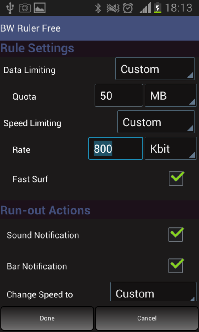 Bandwidth ruler free (Root /Non Root) for Android - Download