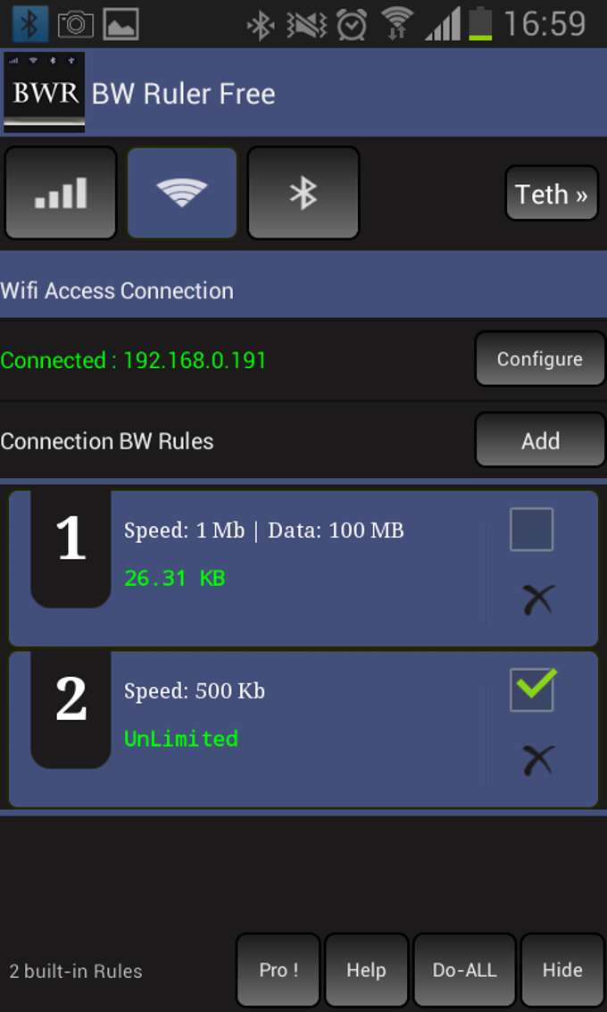 Bandwidth ruler free (Root /Non Root) Bandwidth ruler free (Root /Non Root)