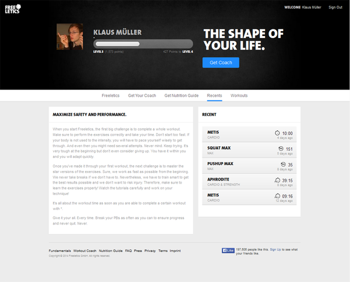 Freeletics Freeletics