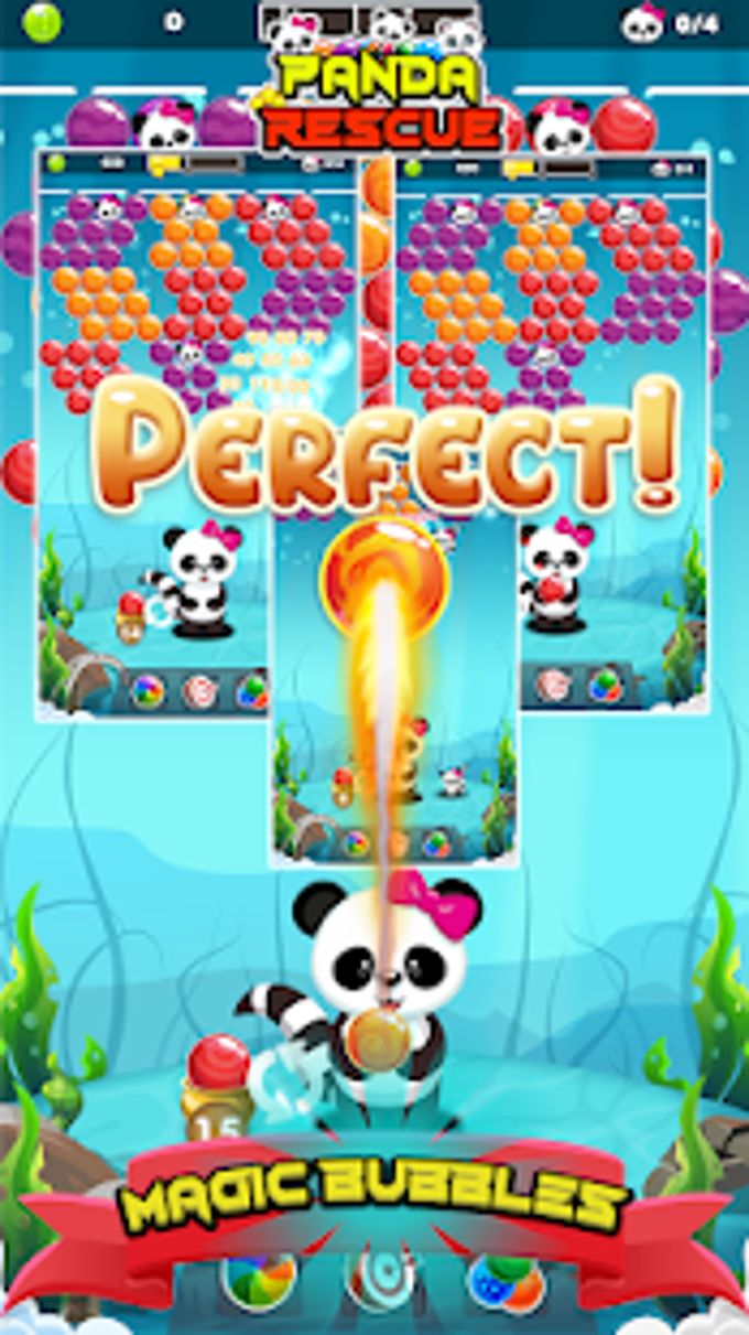 Panda Rescue Bubble Shooter