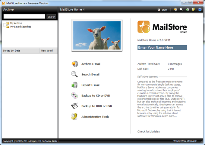 MailStore Home MailStore Home