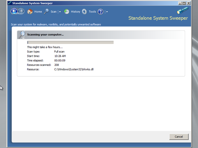 Microsoft Standalone System Sweeper Microsoft Standalone System Sweeper