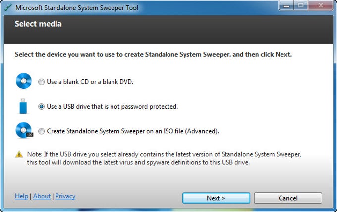Microsoft Standalone System Sweeper Microsoft Standalone System Sweeper