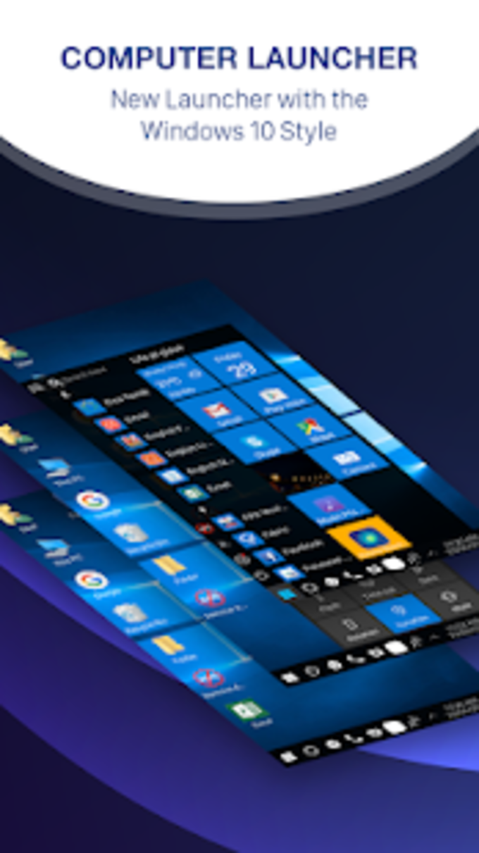 android launcher windows 10