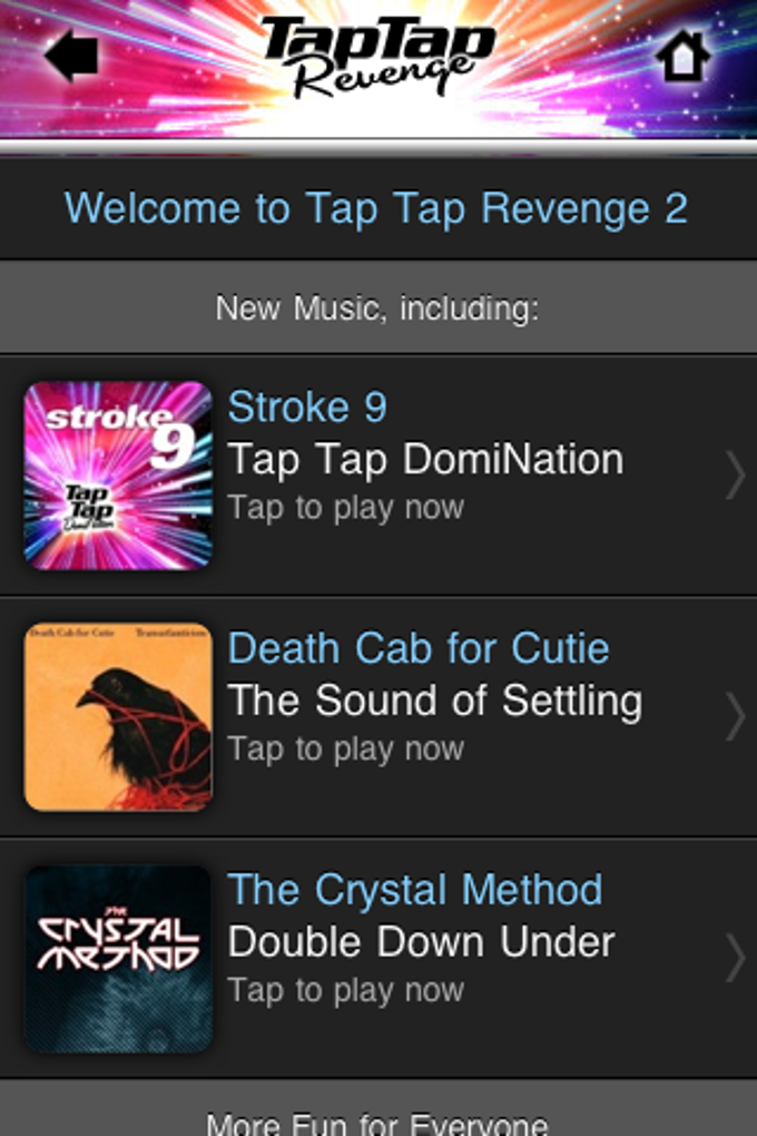 Tap Tap Revenge 2 Tap Tap Revenge 2