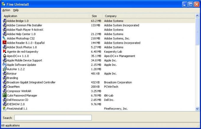 Fine Uninstall Fine Uninstall