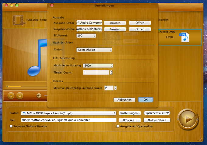 Bigasoft Audio Converter for Mac Bigasoft Audio Converter for Mac