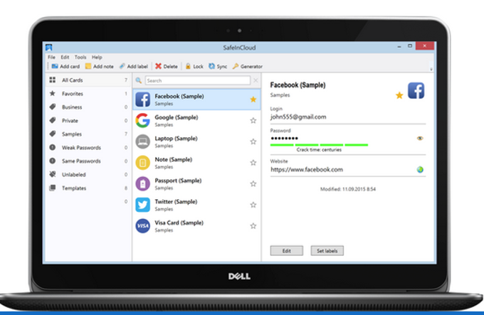 SafeInCloud Password manager SafeInCloud Password manager