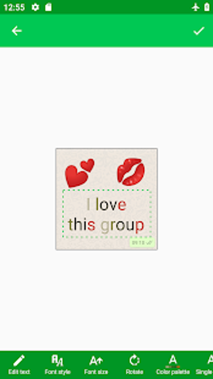 Create custom stickers to WhatsApp - WAStickerApps