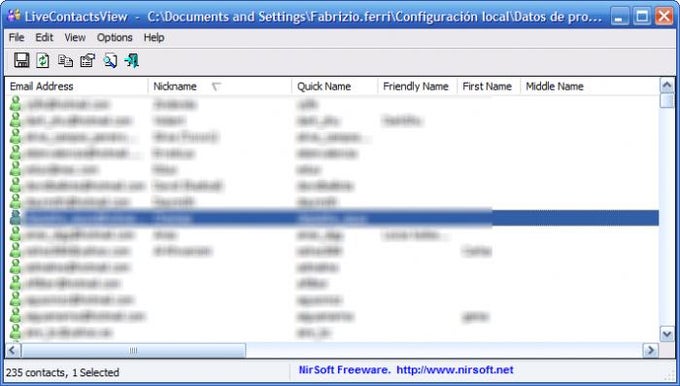 LiveContactsView LiveContactsView