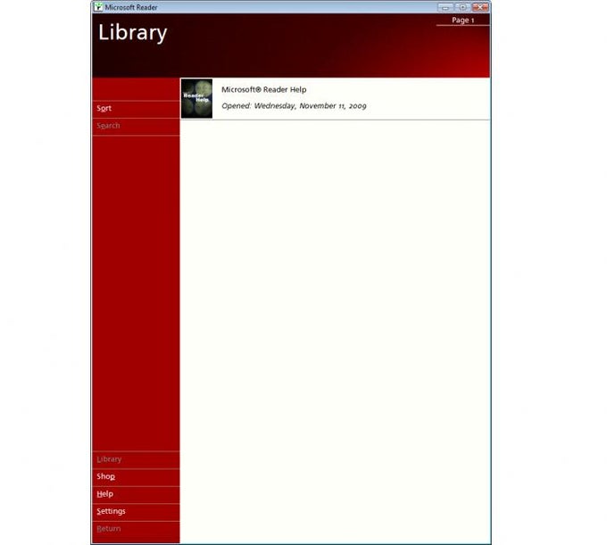 Microsoft Reader Microsoft Reader