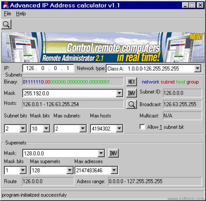Advanced IP Address Calculator
