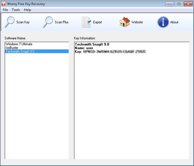 Weeny Free Key Recovery Weeny Free Key Recovery