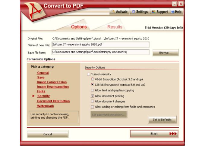 convert from ps to pdf