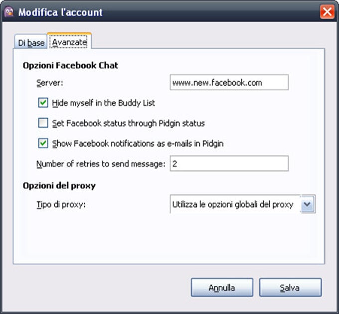 Facebook Chat for Pidgin Facebook Chat for Pidgin