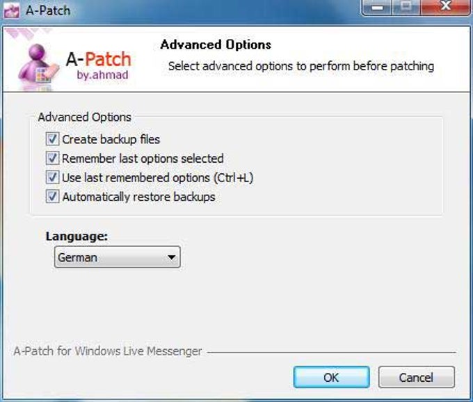 A-Patch For Windows Live Messenger 2011 A-Patch For Windows Live Messenger 2011