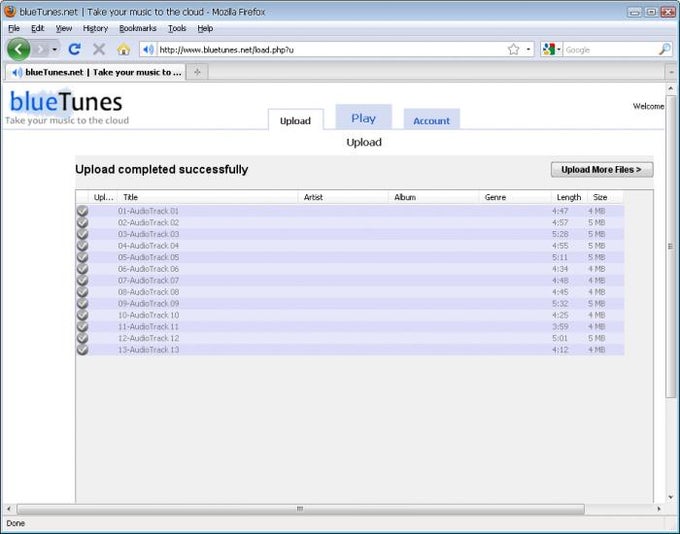 blueTunes Desktop blueTunes Desktop