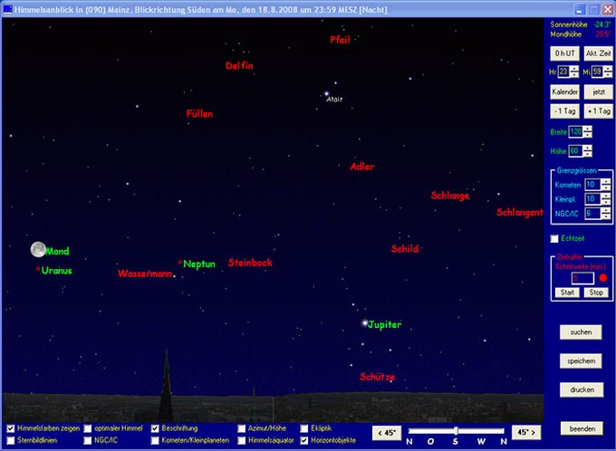Skygazer's Almanac for Windows (SAW) Skygazer's Almanac for Windows (SAW)