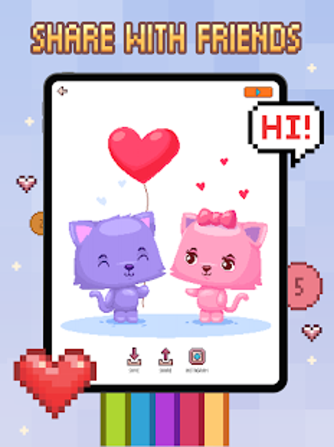 Love Pixel - Color by Number