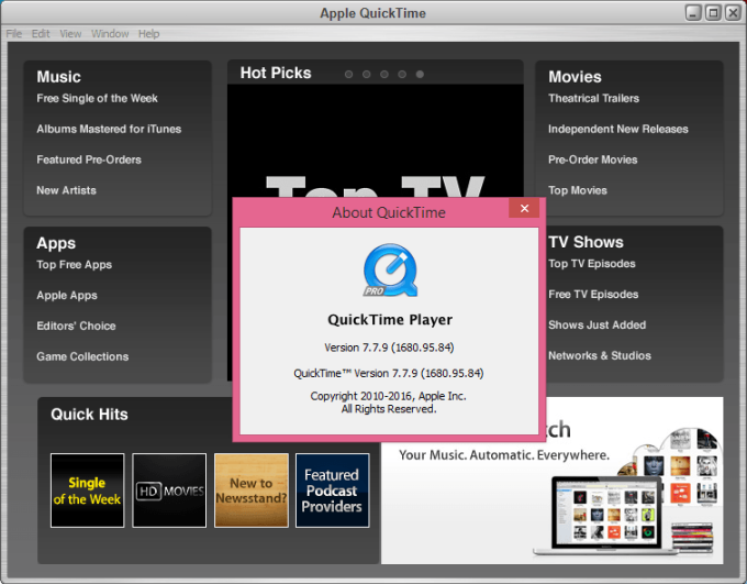 quicktime 7.7 for lion