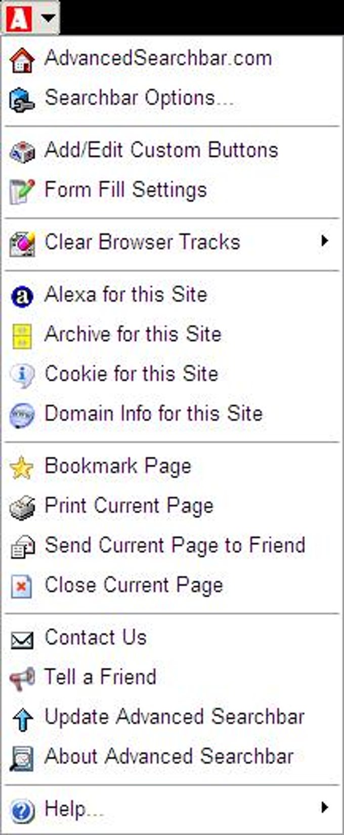 Advanced Searchbar Advanced Searchbar