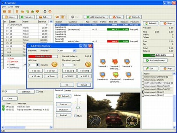 software for internet cafe