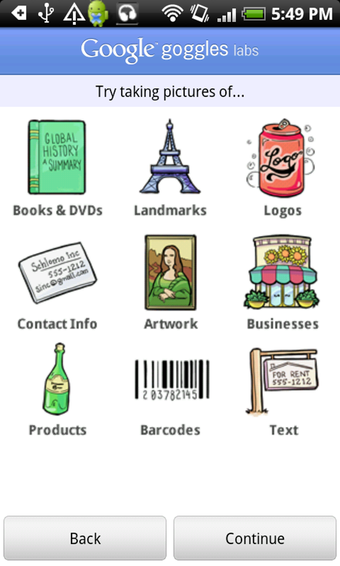 Google Goggles Google Goggles