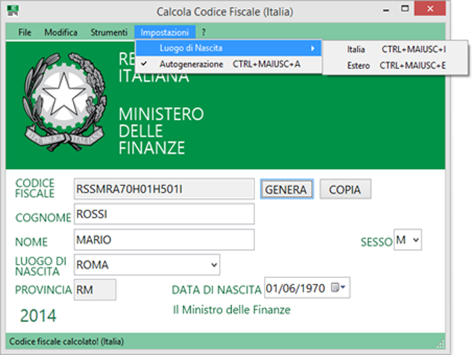 Il Codice Fiscale - Download