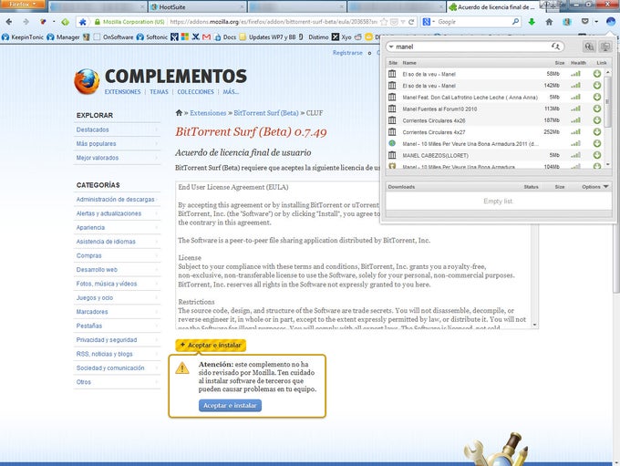 BitTorrent Surf BitTorrent Surf