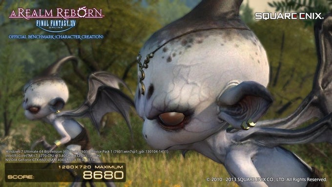 Final Fantasy XIV Benchmark Final Fantasy XIV Benchmark