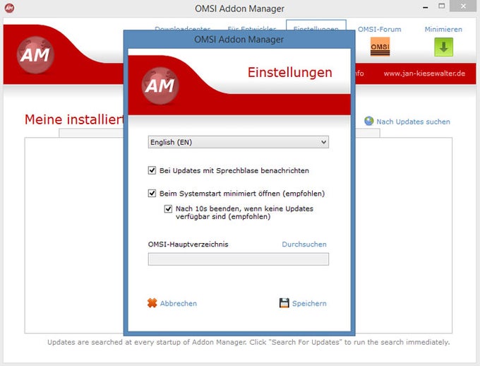 OMSI Addon Manager OMSI Addon Manager