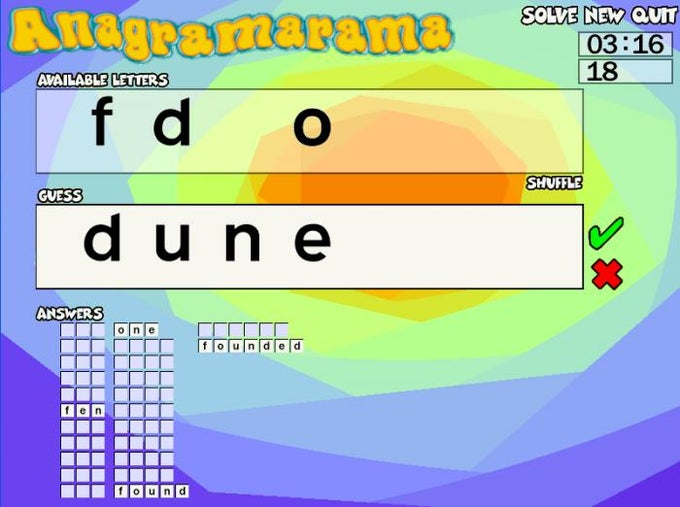 Anagramarama Anagramarama