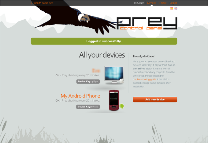 Prey Anti-Theft Prey Anti-Theft