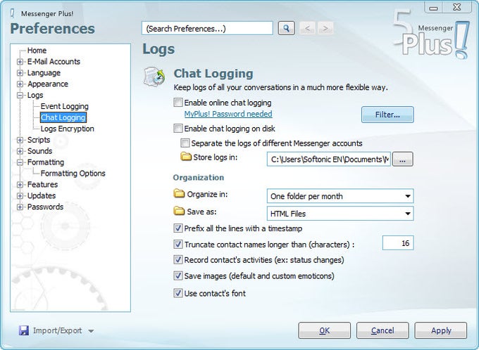 Messenger Plus! Messenger Plus!
