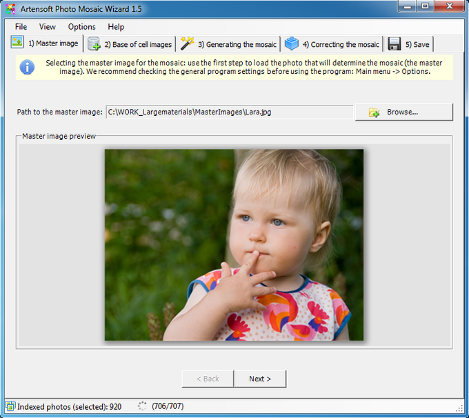Artensoft Photo Mosaic Wizard Artensoft Photo Mosaic Wizard