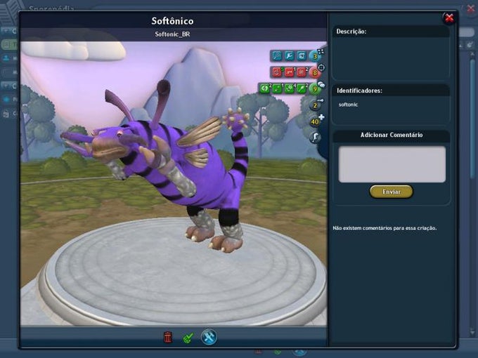 Criador de Criaturas do SPORE Criador de Criaturas do SPORE