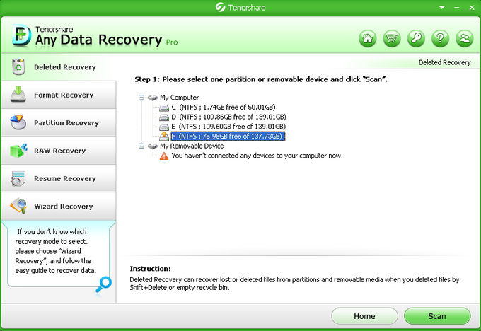 Tenorshare Any Data Recovery Pro Tenorshare Any Data Recovery Pro