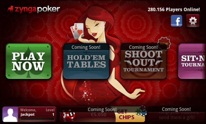 zynga poker application