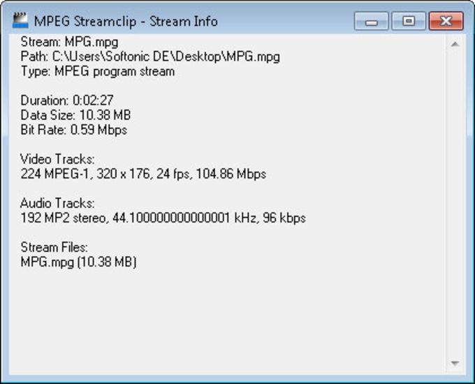 mpeg streamclip settings green line