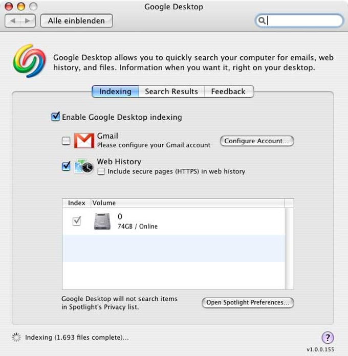 Google Desktop Google Desktop