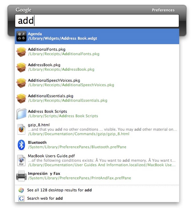 Google Desktop Google Desktop