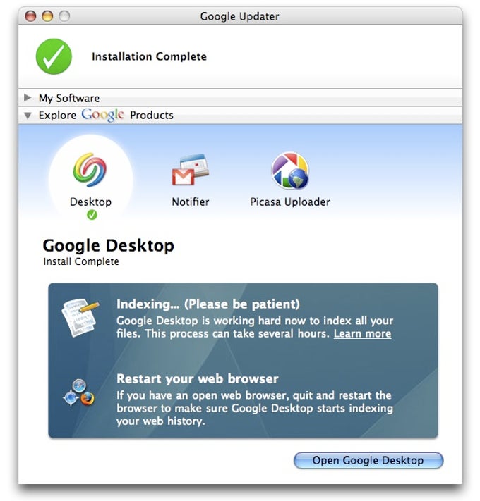 Google Desktop Google Desktop