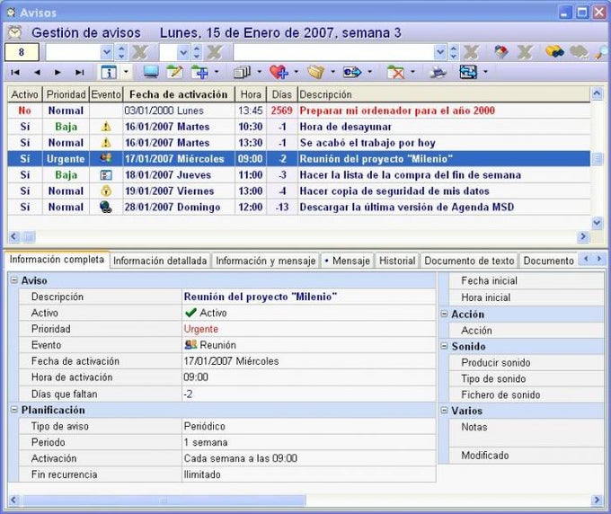 Agenda MSD Agenda MSD