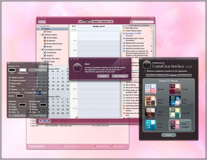 CrystalClear Interface
