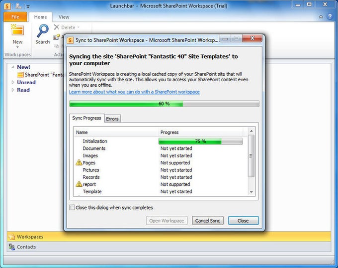 Microsoft sharepoint workspace 2010 что это за программа