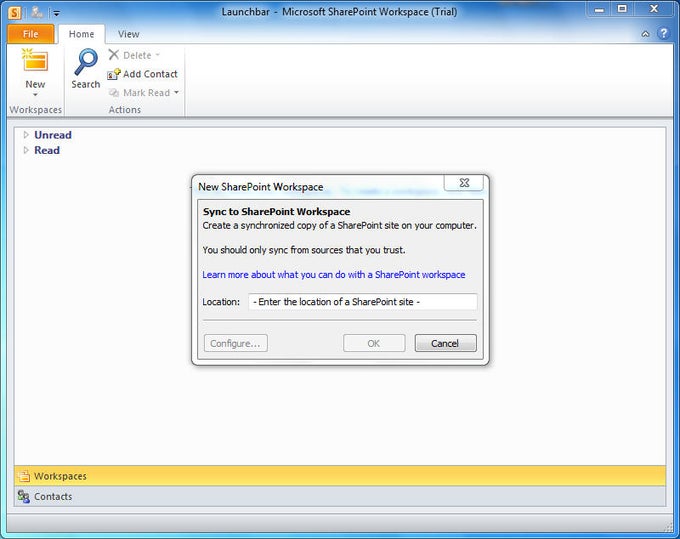 Microsoft SharePoint Workspace Microsoft SharePoint Workspace
